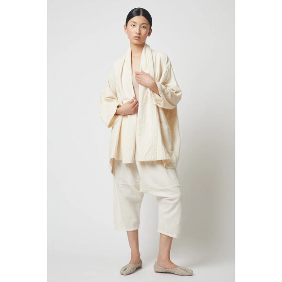 Atelier Delphine Haori Jacket Kinari Natural Ivory 100% Cotton Size XS EUC $400 - Picture 9 of 16